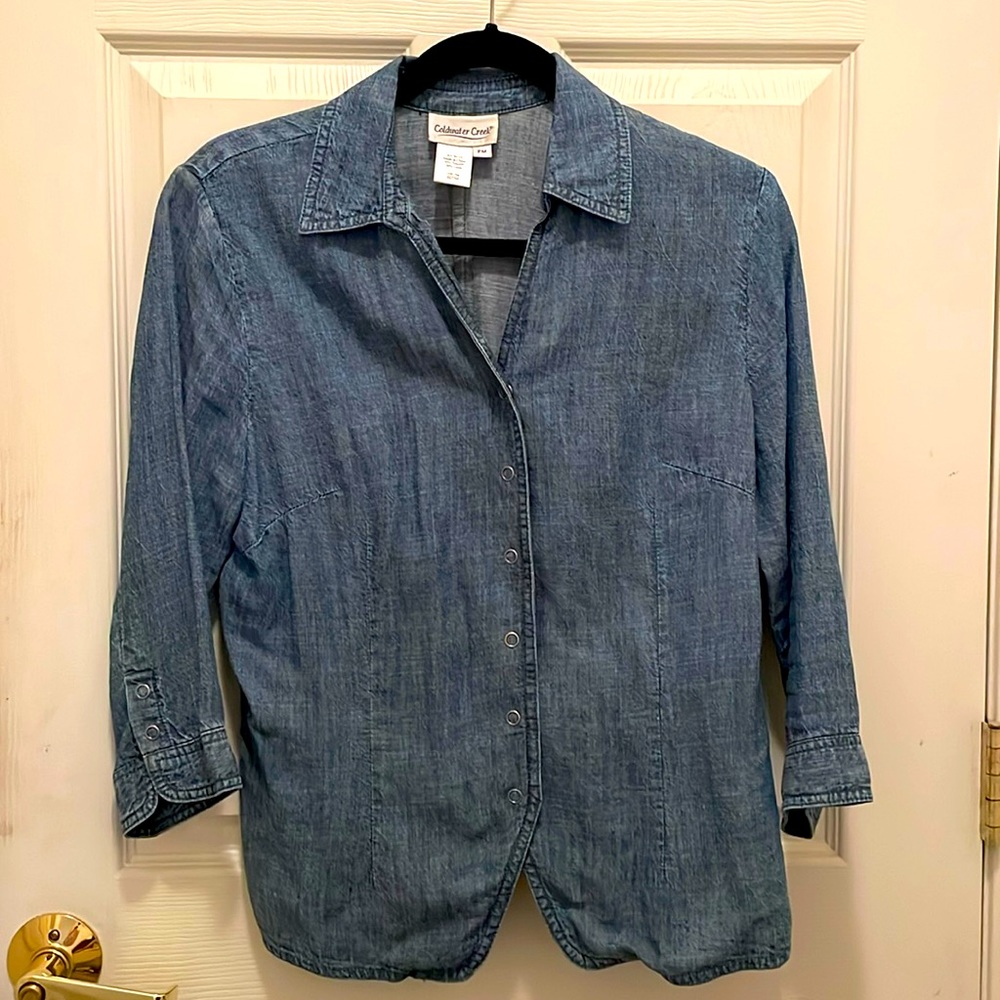 Demin shirt. Excellent condition. Never worn.